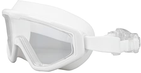 RASTKY Lunettes de Natation pour Enfants, Confortables en Silicone, Lunettes de Plongée pour Enfants, Claire, Anti-fuite, pour Garçons et Filles (WHITE)