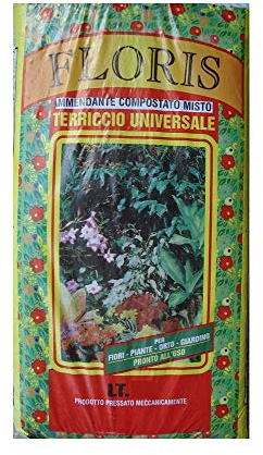 TERRICCIO AMMENDANTE Universale 50 LT per Fiori E Giardino Giardinaggio