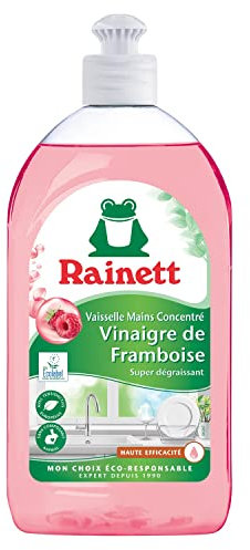 Rainett - Líquido para vajilla ecológica (500 ml), color rosa