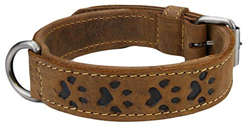 Greenburry Vintage Hundehalsband Leder 50 cm S