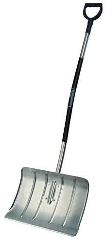 Freund Victoria Ergonomix 97039 Pelle à Neige Ergonomique avec poignée en D, Lame avec Bord en Acier, Bord latéral surélevé, Longueur du Manche : 125 cm