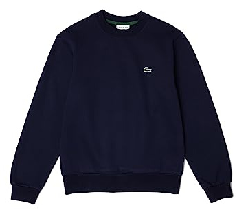 Lacoste Mens Fleece Sweatshirt Navy XL