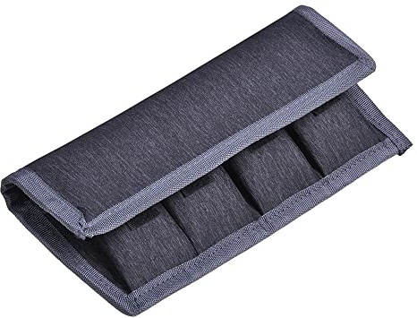 N+B Camera Battery Case, Batteries Bag Holder Pouch Battery Pocket Wallet Protector Protective Pad Memory Card Holder Slots Case(Large)