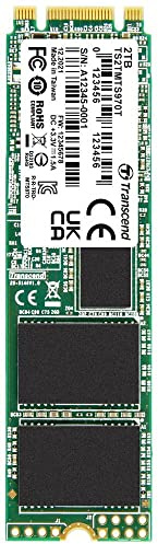 Transcend MTS970T 2TB Interne M.2 SATA SSD 2280 SATA III Industrial TS2TMTS970T