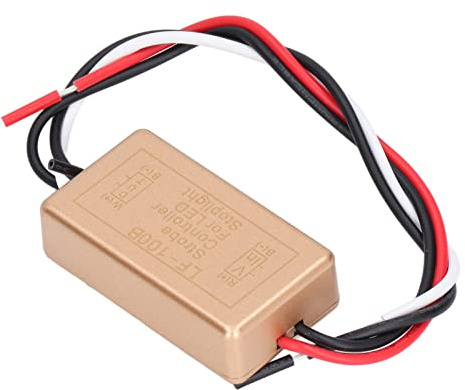 12V LED Lampeggiatore Relè Strobe Controller 3A Lampeggiante Relè Flash Strobe Controller Modulo per Luci A LED Auto Moto Yacht