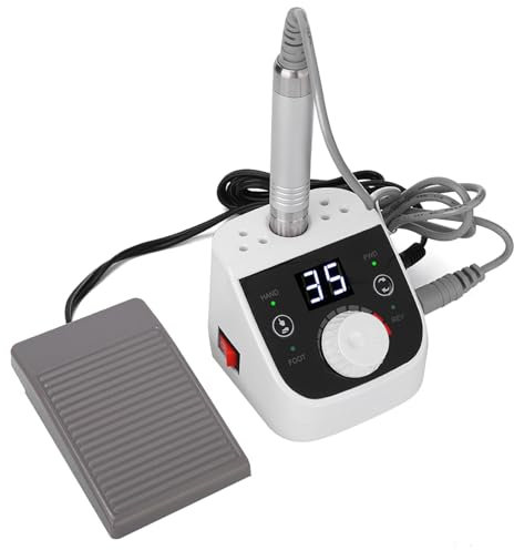 Máquina Rectificadora de Uñas, Taladro Eléctrico para Uñas, 35000RPM, Máquina Pulidora para Decoración de Uñas, Dispositivo de Pulido para Manicura, Aparato de Pulido para