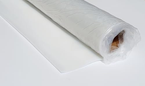 Silikon Platte transparent 10 mm - 200 x 1200 mm Silikon Gummiplatte 65 Shore Gummimatte