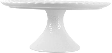LABRIMP Alzata Per Torte Ceramica Con Base Alta Vassoio Decorativo Per Dessert e Snack Per Feste e Matrimoni Facile Da Pulire e Riutilizzabile