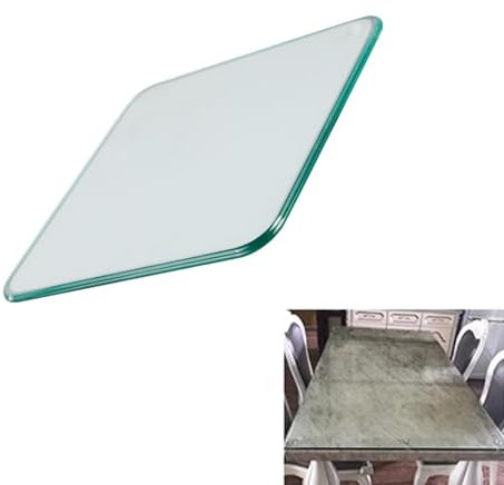 SXKJQER Glasplatte und Tischplatte Rechteckige Gestalt, Tischplatte GehäRtetes Glas, Glasboden mit 8mm Sicherheitsglas, für Esstische, Couchtische, Schreibtischplatten für Das Büro (Size : 100x100cm)