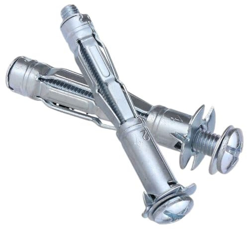 2 Stück, Mauerwerksschrauben for Ziegelwände, selbstschneidende Schrauben, Hochleistungsbolzen, schwerer Spreizbolzensatz, Zink-Wandankerschrauben-Sortiment, Decken-Spreizschrauben, Handwerkzeuge(Size