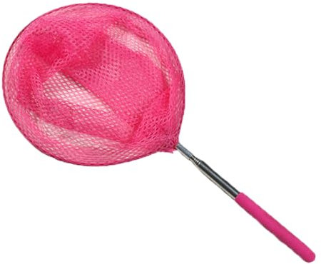 Guadino estensibile per sport acquatici all'aperto, piscina, acquario, giardino, pesca, insetti, giocattolo per bambini, rosa