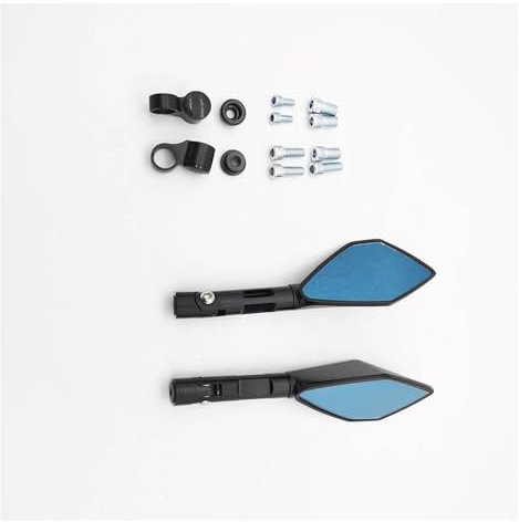 Lenkerendenspiegel Für Benelli TNT TRE BX Für Caffe Für Quatro Für Velvet Motorradzubehör Aluminium Rückspiegel Seitenspiegel Rückspiegel Seitenansicht am Lenker(Kurz)