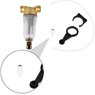 OFFSCH Pre-filter for Sediment Water Backwashing Home Use Hose Filter for Sink Water Filter System Purifier for Home