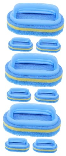 TOKIDNY 9pcs Bathtub Tile Ceramics Cleaning Sponge Brush Handheld Sponge Brush for Kitchen