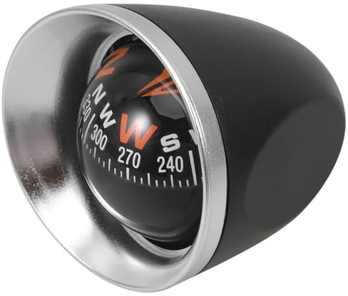 Sosoport Auto Kompass Fahrzeugnavigation Marine-kompass Kompass Für Die Armaturenbrettmontage Boot Kompass Auto-kompass-armaturenbretthalterung Kompass Fürs Auto Kompasskugel Abs