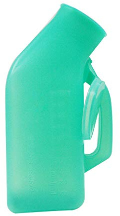 Botella de orina,urinarios portatiles, Urinario masculino, 1000 ml, cuello largo, for incontinencia urinaria, plástico, orina