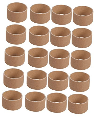 DIYEAH 20stücke Teiliges Braune Kartonröhren Für Basteln Stabile Diy Papierröhren Mit Glatter Oberfläche Vielseitig Zuschneidbar Für Junge Mädchen Und Gruppenprojekte