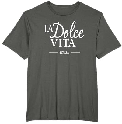 Italie Hommes Femmes - Chic La Dolce Vita Italia Élégant Italien T-Shirt