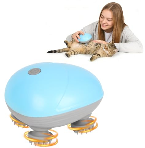 Mineup Massaggiatore Cuoio Capelluto Elettrico, Massaggiatore elettrico per la testa, IPX7 impermeabile con 4 testine, Scalp Massager, Massaggiatore Testa per tutto il corpo, corpo del