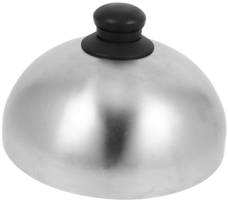 Mobestech Cubierta de bistec Cubierta de Alimentos de Acero Inoxidable Cubierta de de protección de Alimentos Tapa Metalica Cubierta de de Cocina para bistec páginas Plata