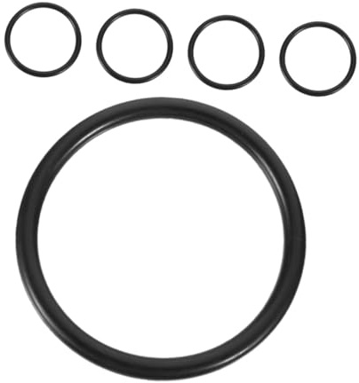 Schwarzes Gummiringe für Klangschale, 5 Stück, Meditationszubehör | Rutschfester Klangschalenring aus Gummi, Kompakt und Glatt, Passendes Zubehör für Sound Bowl
