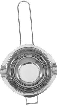 Alipis Stainless Steel Melting Pot Double Spout Boiler Pot Melting Bowl for Butter Making Kit