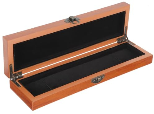 ERINGOGO Wooden Harmonica Storage Box Protective Case for Adults Portable Compact Lightweight Harmonica Accessory with Shockproof Scratch-resistant Design