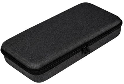 Rudiaoa Funda portátil a prueba de golpes y polvo para teclado mecánico de 68 teclas, bolsa impermeable con asa, teclado EVA portátil
