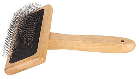 Wollbürste Für Schaffell 15,2 Cm Holz Zupfkamm Kardierung Teppichkamm Basteln Makramee Unmattiertes Fell Teppiche Kissen Kurzes Haar Groß Ca. 17,6 x 16,2 x 15 cm