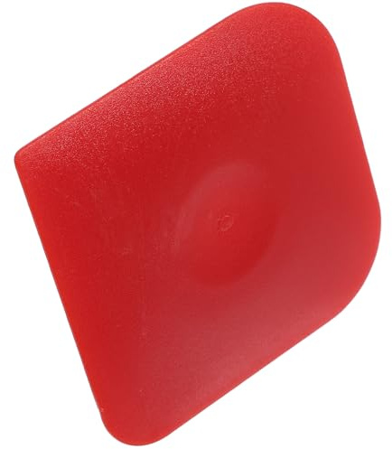 Hemobllo Grattoir Cuisine Multifonction en Plastique Rouge, Petite Taille Compacte, Outil de Nettoyage pour Poêles, Casseroles et Vaisselle, 1 Pièce, Ustensile Pratique pour Usage