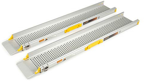 The Ramp People Telescopic Wheelchair Ramps 6ft - 12ft (12ft/365cm) | Pair of Lightweight Access Ramps for Multiple Steps & Higher Heights 275kg Capacity