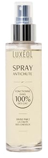 LUXÉOL - Spray Cheveux Antichute - Divise La Chute des Cheveux Par 2 - Résultat Cliniquement Prouvé - Programme Fortifiant Femme & Homme - Fabriqué En France - 100ml
