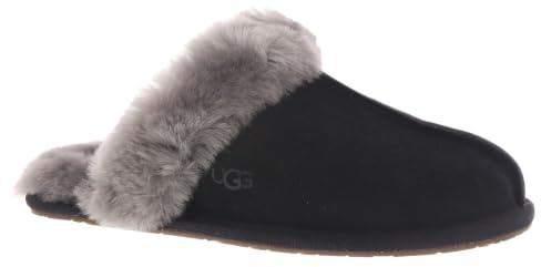 UGG Women's Scuffette Ii Slipper, Black/Grey, 09