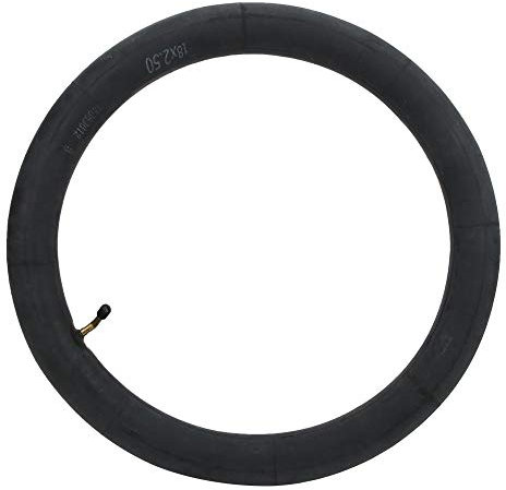 Dilwe Fahrradschlauch, Gummi-Elektrofahrradschlauch mit Metall-Fahrradventil mit gebogenem Ventil(18X2,50) and Spare PartsFahrräder & Zubehör