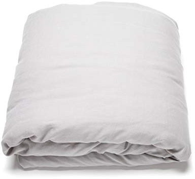 LinenMe Housse de Couette 155 x 220 en 100% Lin – Housse de Couverture, Housse de Couette, Linge de lit en Lin lavé – Thermorégulateur, hypoallergénique – Cool Grey