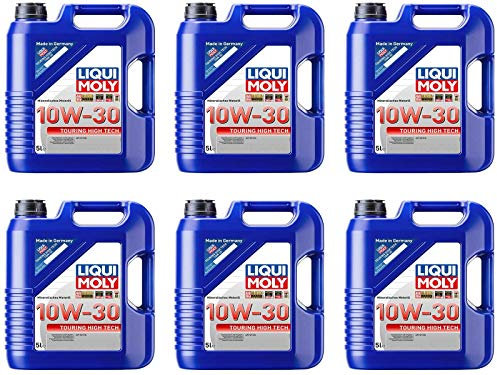 6X Original Liqui Moly 5L Touring High Tech 10W-30 Motoröl Motorenöl Öl Oil 1272