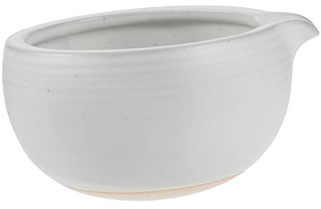 WHAMVOX Traditional Matcha Bowl Spout Ceramic Tea Bowl for Tea Ceremony Japanese Matcha Holder