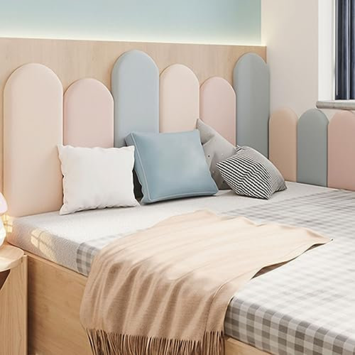 3D Tête de Lit Panneau Mural de Décoration 120 150 180 200 cm, Déco Murale Chambre à Coucher Tapissée, pour Tête de Lit Décoration Salon Chambre Décoration Murale Isolation Acoustique ( Couleur : A ,