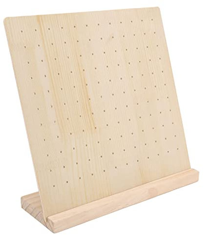 Ohrstecker-Display, Stecktafel, Holz-Ohrring-Display, Ohrring-Halter, Ohrring-Bolzen-Display, Stecktafel, Großes Fassungsvermögen, Langlebiges Holz, Schmuck-Display, (66 Paare)