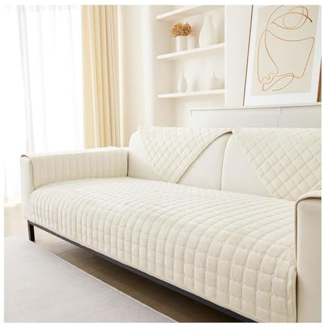 HACSYP Sofabezug – Flauschiger Couchbezug, rutschfeste Couch-Schonbezüge, gemütliche, stilvolle Eck-Sofabezüge in L-Form, for Wohnzimmer, waschbar (Color : C, Size : 70x210CM)