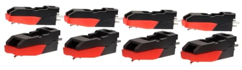 BESTonZON 8 Piezas Aguja De Registro Aguja De Reemplazo De La Aguja Lápiz Giratorio Recogida De Tocadiscos Agujas De La Aguja Del Tocadiscos Aguja De Diamante Abdominales Camioneta Antiguo