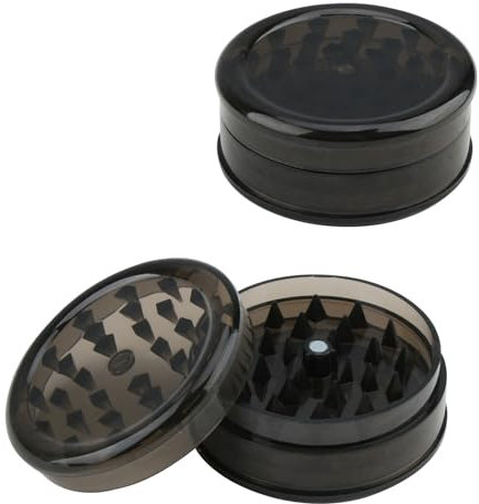 GlasFlength Juego de 2 molinillos de sal y pimienta de acero inoxidable, mecanismo de cerámica de cristal, molinillo de especias de alta calidad, fácil de rellenar con núcleo de cerámica ajustable