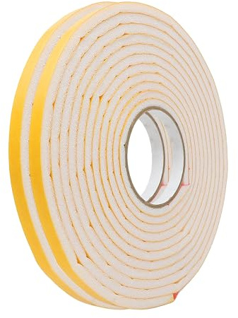 gws Dichtungsband selbstklebend 9 mm x 8 mm x 11,4 m - Abdichtband aus PE Schaumstoff für Türen und Fenster