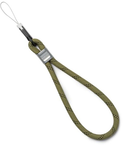 Ringke Rope Hand Strap Dragonne Polyester Sangle de Téléphone Portable Résistant et Ajustable Multi-Usage Cordon Wrist Strap One-Touch Buckle Accessoires - Olive Green