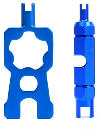 Ywmsfl Kompaktes Mehrzweck-Fahrradventil, Schlüssel, tragbar, Reparatur, Fahrrad-Ventile, Werkzeug für einfache Reparaturen