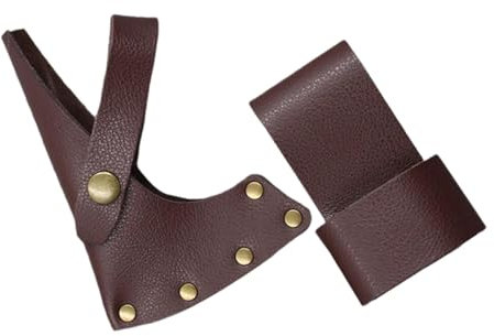 VICASKY Pu Hatchet Cover Protective Sleeve for Portable Hatchet Set, Sturdy Pu Leather Head Protector, Suitable for Camping and Outdoor Use