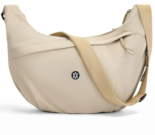 TORISKY Nylon Borsa a Tracolla per Donna Borsa Hobo Leggera Casual Mezzaluna