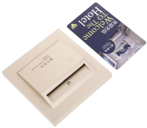 DOITOOL Interruptor de Tarjeta de Hotel Panel Energía Triple Elegante y Funcional para Controlar Energía Hospedajes