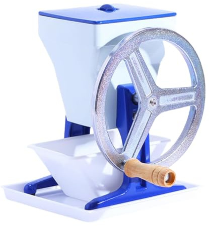 RKXKJ Broyeur À Glace Manuel, Machine À Glace Pilée, Lame Durable, Design Portable, Idéal pour La Maison, Les Restaurants Et Les Fêtes.