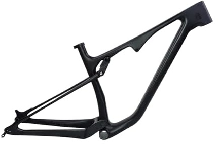 Cross Mountain Bicycle Fully Suspension Full Carbon Fiber Frame Thru Axle Disc Brake MTB 29er(17er Frame Shock Set)
